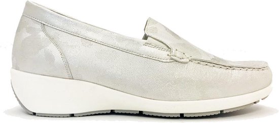 Verbenas Dames Instapschoenen Wit led instapper | Van den Assem