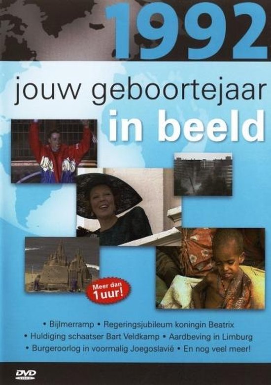 Cover van de film 'Jouw geboortejaar in beeld 1992 DVD'