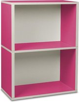 Way Basics Duurzame kast Rectangle Plus 2 roze