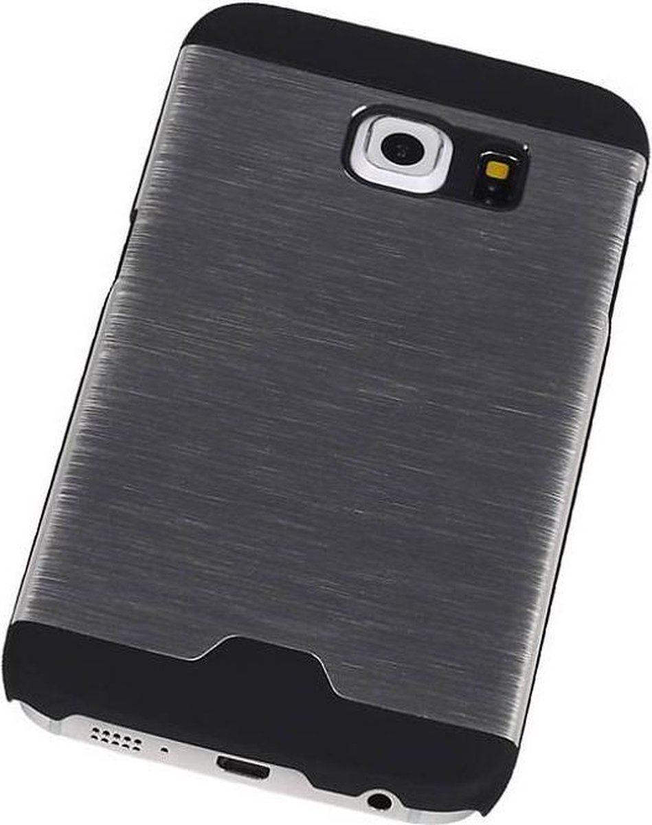 Lichte Aluminium Hardcase Geschikt voor Samsung Galaxy S6 Edge G925F Zilver