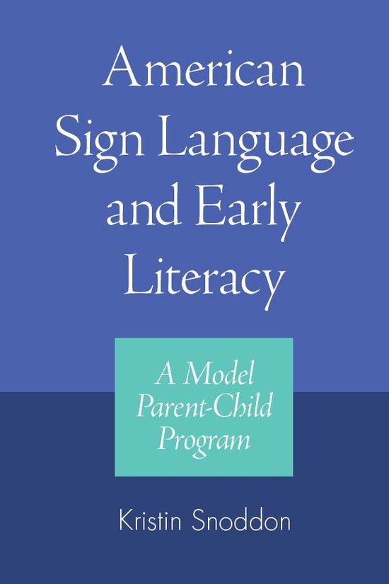 American Sign Language and Early Literacy - cover