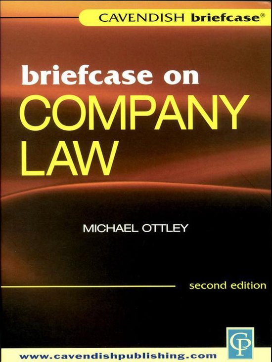 Briefcase Series Briefcase on Company Law (ebook), Michael Ottley