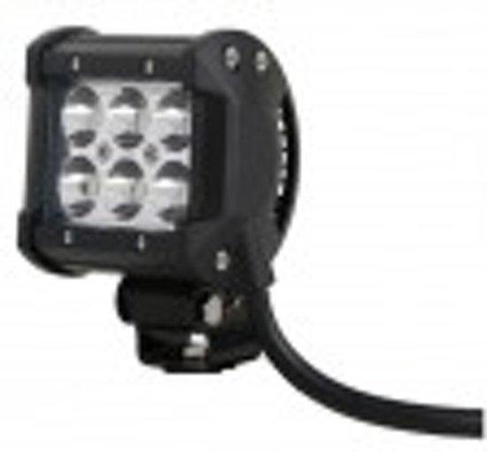 LED bar 18W - 10cm - 4x4 - LED - WIT 6000K 12V/24V - auto werklamp | bol.com