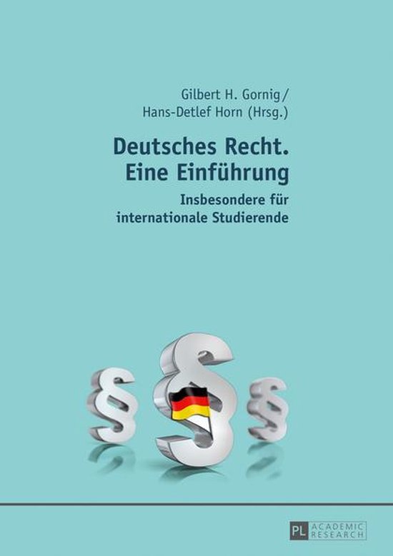 Deutsches Recht. Eine Einfuehrung - cover
