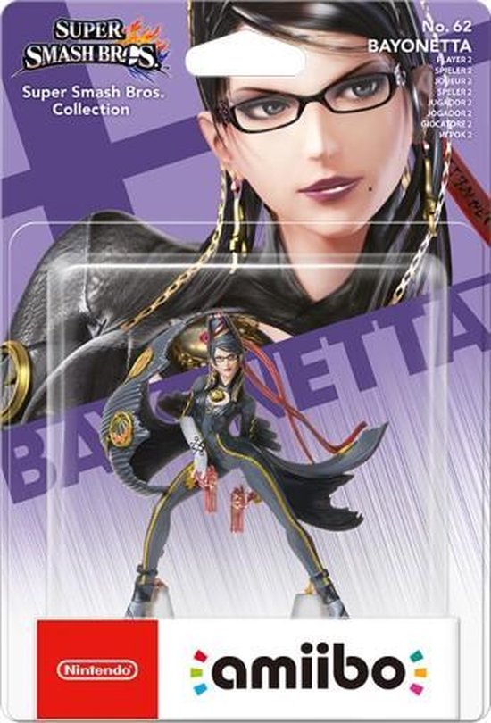 Nintendo Amiibo - Super Smash Bros - Bayonetta No. 62 (schakelaar / 3DS / WII U)