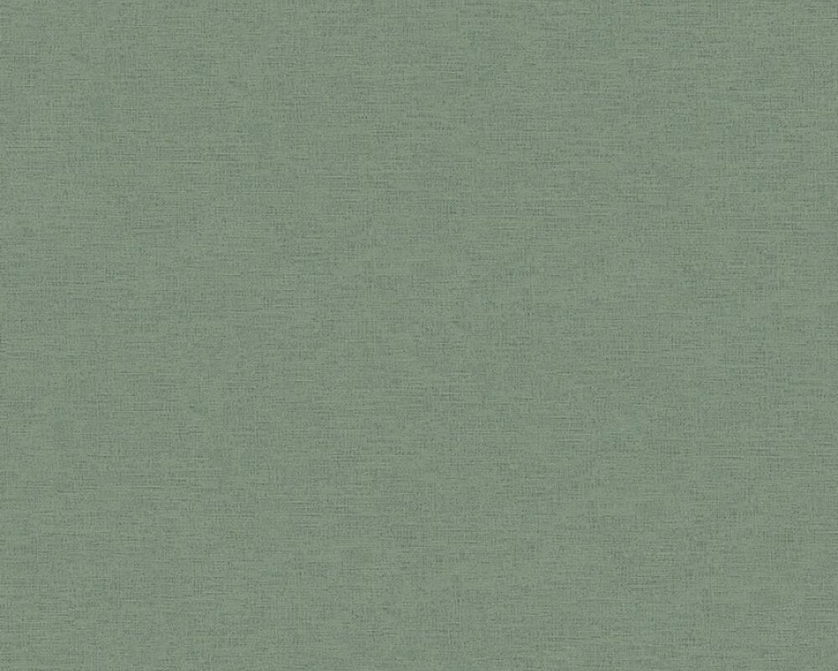 LINNENLOOK BEHANG | Basic - Groen - Living Walls Anna d'Andrea