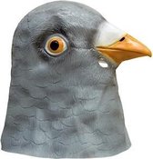 Dierenmasker duif van latex