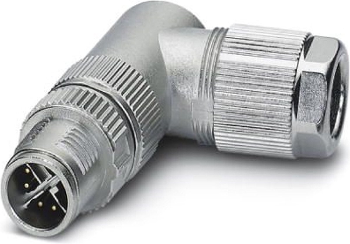 Phoenix Contact 1417443, M12, Roestvrijstaal, Zink, Nikkel, 0,5 A, -40 - 85 °C