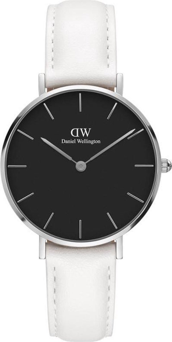 Daniel Wellington Petite Bondi Black DW00100284 - Horloge - Wit - 32 mm