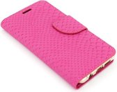 Xssive Hoesje voor Samsung Galaxy J5 2015  - Book Case Pink Schubben Print