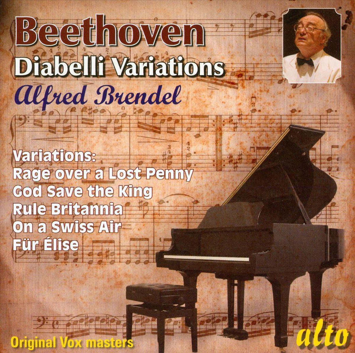 Alfred Brendel - Diabelli (Complete) And Popular Var