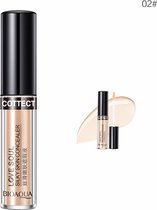 Liquid Concealer Super Dekkende Camouflage Full Cover-Up Concealer Waterproof Met Handige Applicator Kleur 03 Rose Beige