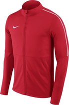Nike Dry Park 18 Trainingsjas Junior Trainingsjas - Maat XL  - Unisex - rood/wit Maat XL - 158/170