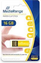 MediaRange MR976 USB flash drive 16 GB USB Type-A 2.0 Geel