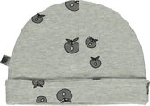 Smafolk Babymutsje, licht grijs (maat 74-80)