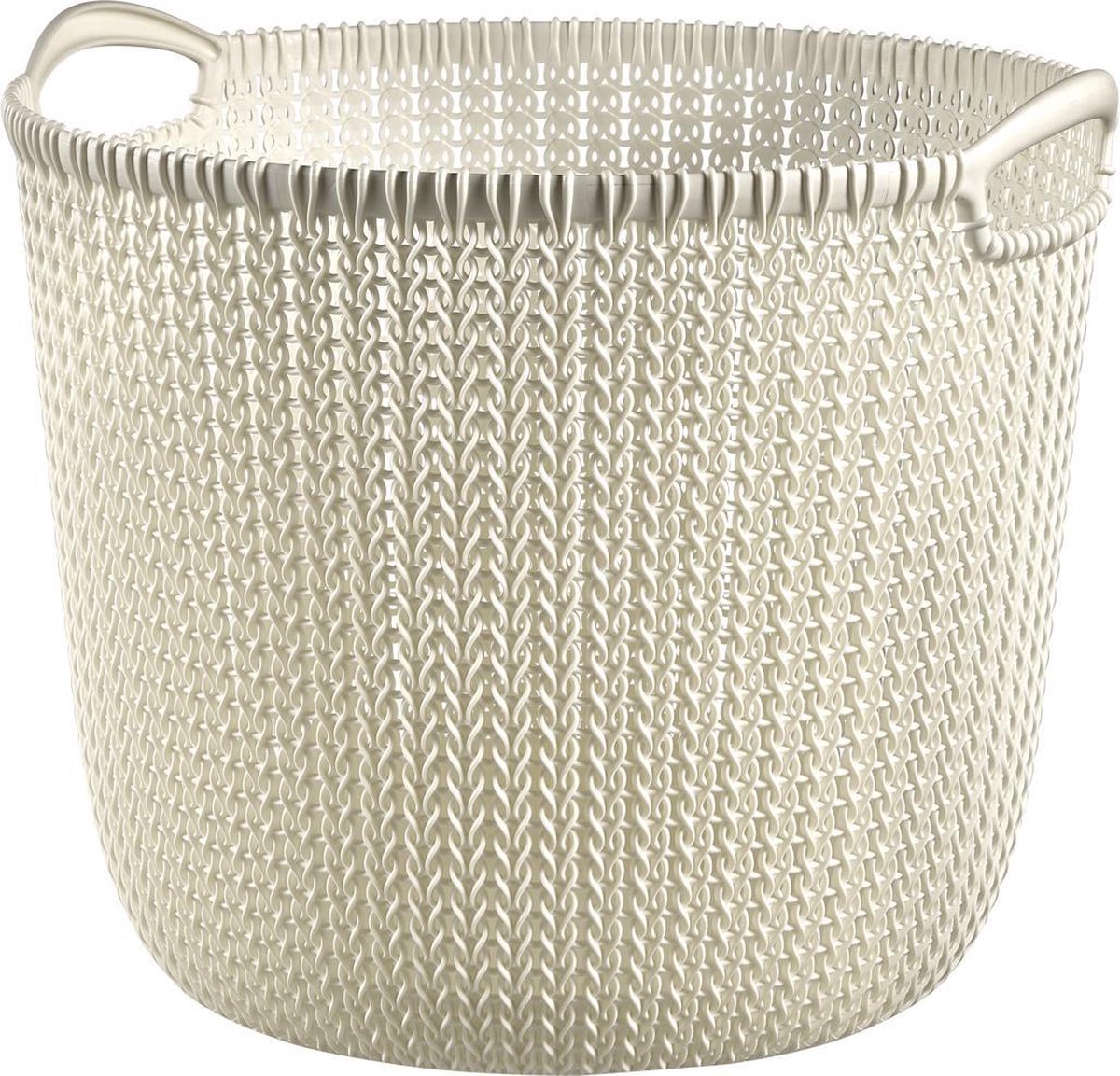 Curver Knit Opbergmand Rond 30l Wit