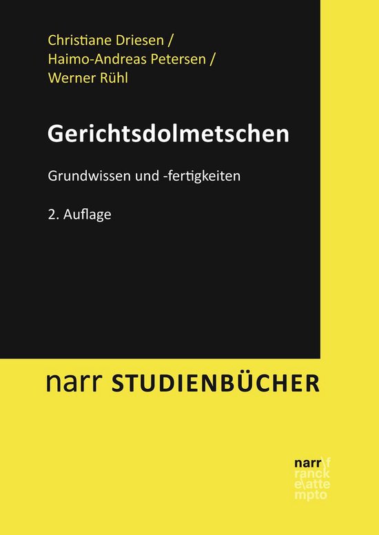 narr studienbücher - Gerichtsdolmetschen - cover