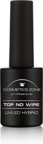 Cosmetics Zone Top No Wipe UV/LED Hybrid 15ml. - transparant - Mat - Gel nagellak