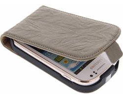Mobiparts Vintage Flip Case Samsung Galaxy Fame Creme