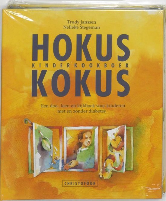 Cover van het boek 'Hokus Kokus kinderkookboek' van Trudy Janssen