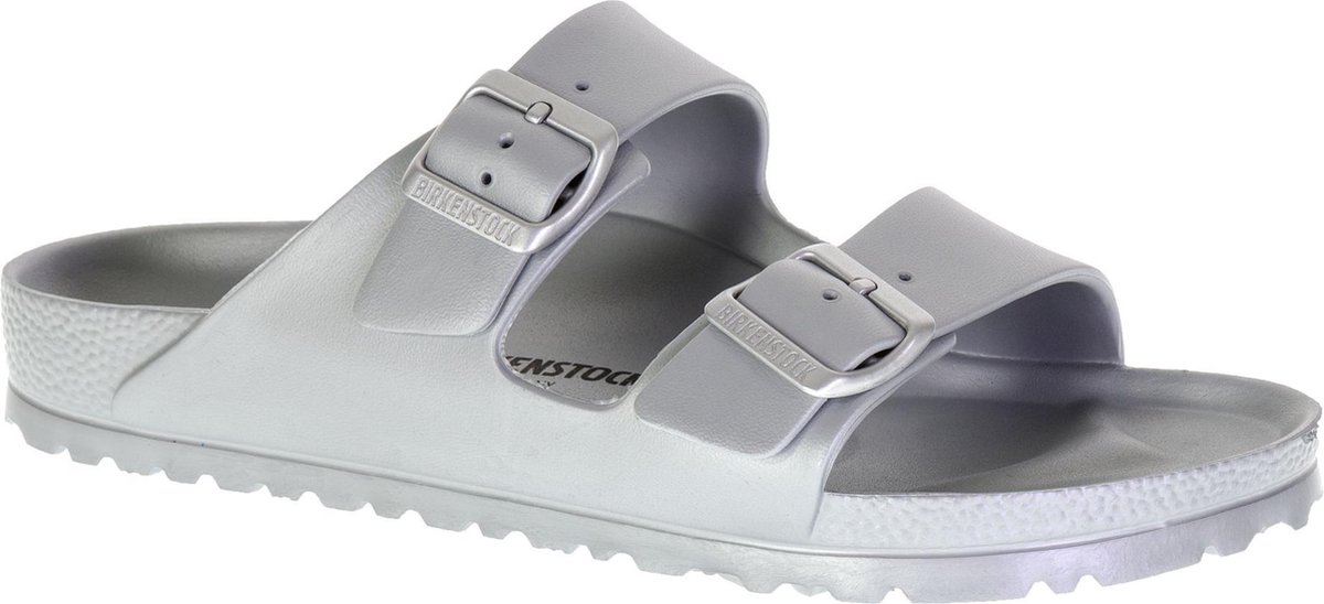 Birkenstock Arizona Eva Slippers Metallic Smal Zilver