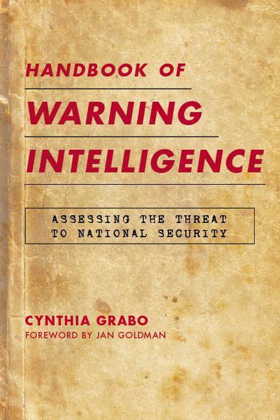 Handbook of Warning Intelligence - cover