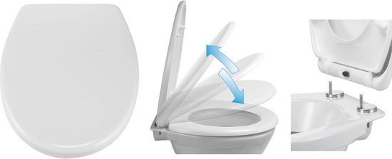 Onderhoud pepermunt Stam Softclose Toiletbril met Quick Release - Wit - | bol.com