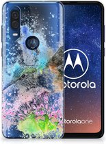 Motorola One Vision Hoesje maken Vogel
