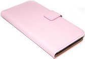 Kunstleren hoesje roze Geschikt Voor iPhone 5 / 5S / SE