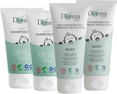 Derma Eco Baby pakket - 2 x shampoo & lichaam + 2 x billenzalf