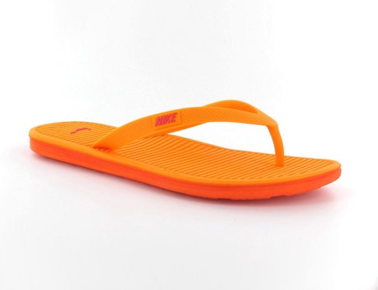 Nike Solarsoft Thong II - Slippers - Heren - Maat 47,5 - Oranje | bol.com
