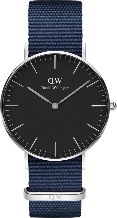 Daniel Wellington Classic Bayswater DW00100282 - Horloge - NATO - Blauw -  36mm | bol.com