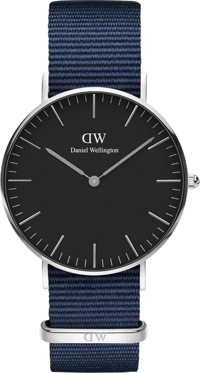 Daniel Wellington Classic Bayswater DW00100282 - Horloge - NATO - Blauw - 36mm