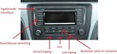 Radio cd speler geschikt voor Volkswagen Caddy Radio Cd Bluetooth Carkit Usb Sd Aux Spotify