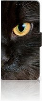 Huawei P30 Pro Uniek Bookcase Hoesje Zwarte Kat