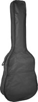 Klassieke gitaartas 1/4 Boston K-00-14 ongevoerd nylon Zwart