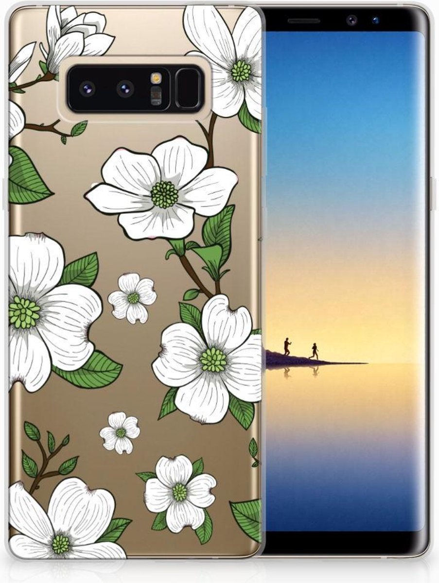 Samsung Galaxy Note 8 TPU Case Dogwood Flowers