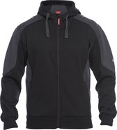 FE Engel Galaxy Hoodie Sweater 8820-233 - Zwart/Antraciet 2079 - XL