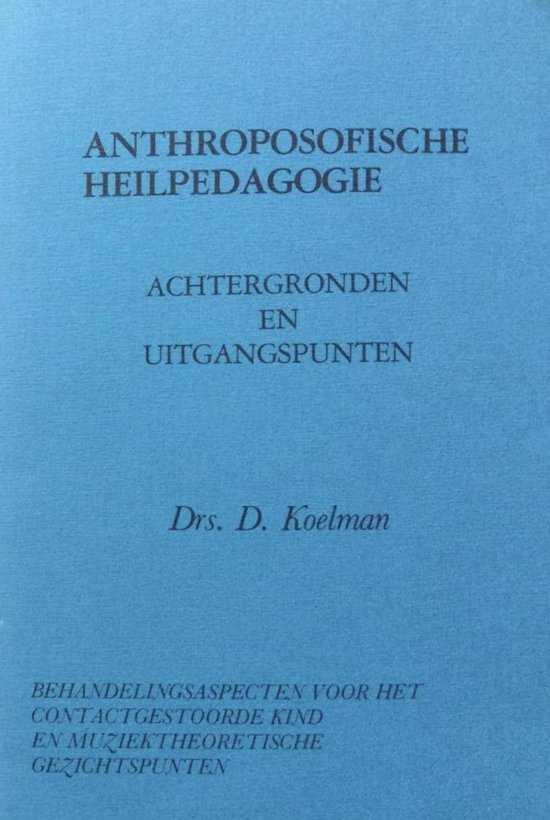 Anthroposofische heilpedagogie