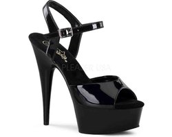 EU 41,5 = US 11 | DELIGHT-609 | 6 Heel, 1 3/4 PF Ankle Strap Sandal