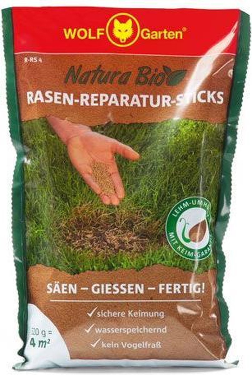 WOLF GARTEN R-RS 4 NATURA BIO GAZON REPARATIESTICKS 320 G = 4 M²