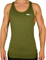 Fitness Stringer | Donker Groen (L) - Disciplined Sports