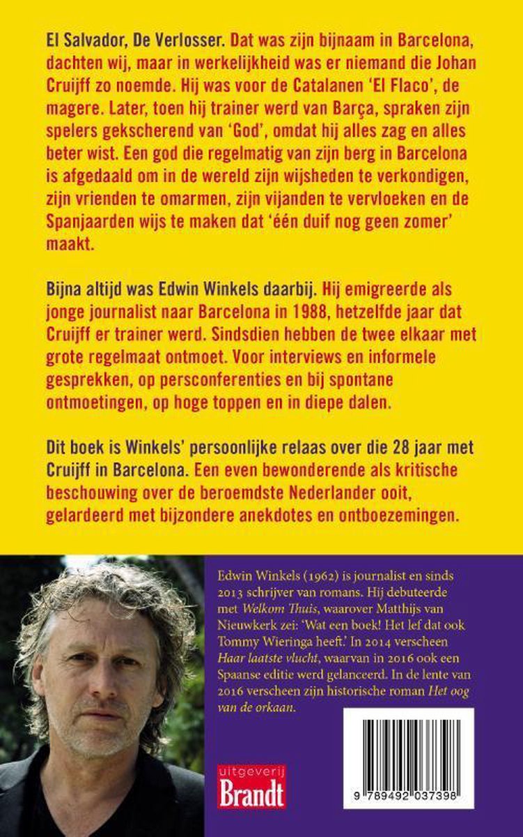 Johan Cruijff in Barcelona - back cover
