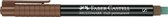 Marker Faber Castell Multimark permanent S bruin