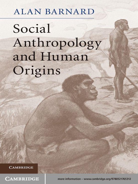 Social Anthropology and Human Origins - cover