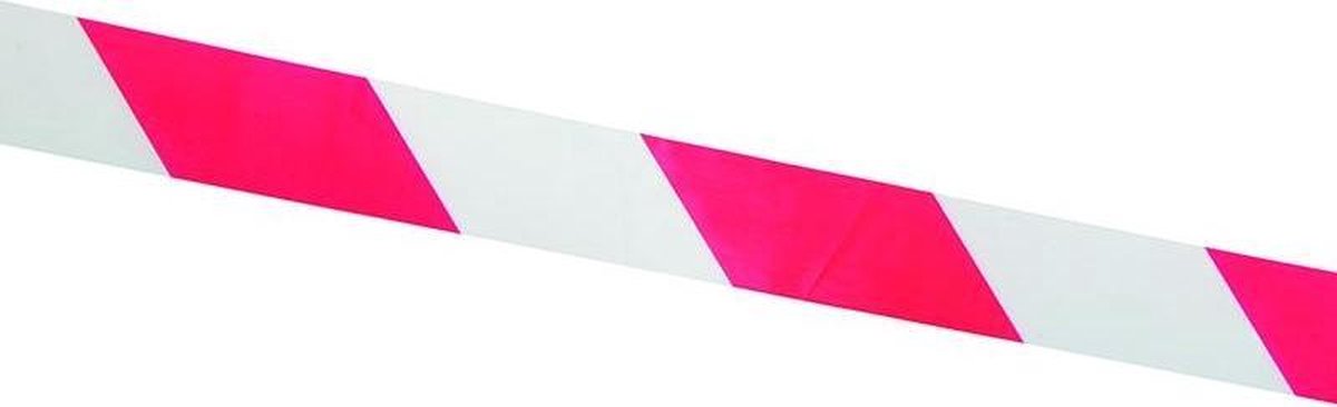 Proplus Afzetlint Rood/wit 100 Meter