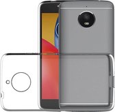 Motorola Moto E4 Hoesje Transparant TPU Siliconen Case