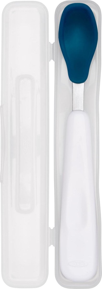 Goedkoopste OXO tot Voedingslepel reisset - Babylepel- Lepel Baby - Navy