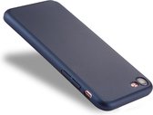Voor iPhone 8 & 7 volledig verpakt Drop-proof PC zaak terug beschermkap (donkerblauw)