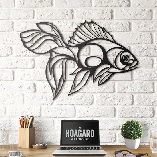 Groen Email constante Metalen Vis Wanddecoratie - Metal Fish Wall Art - Muur Decoratie - Hoagard  |... | bol.com
